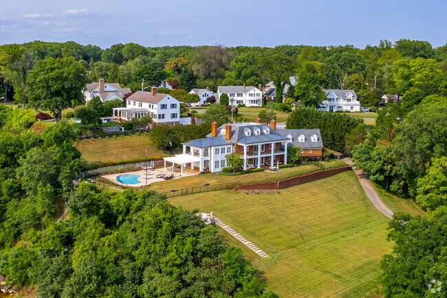 Pendennis Mount residents may enjoy large estates featuring in-ground pools.
