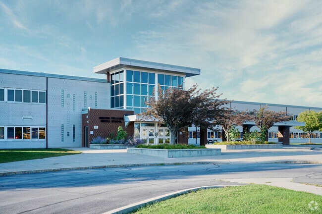 Merton Williams Middle School alternate view of main entrance.
