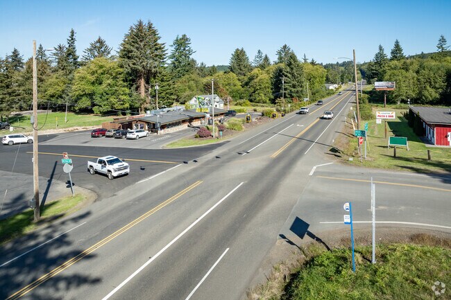 Jump on highway 30 east to connect to neighboring Knappa and Portland.