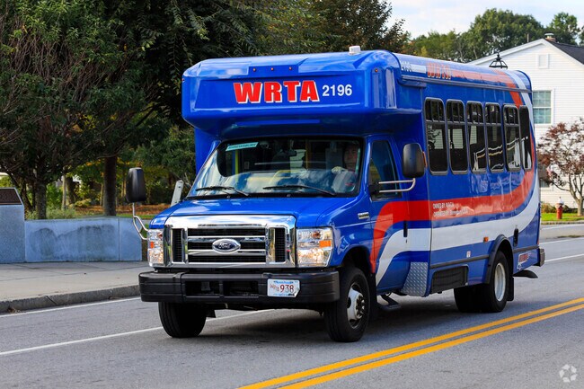 Shrewsbury offers public transportation to safely get around town.