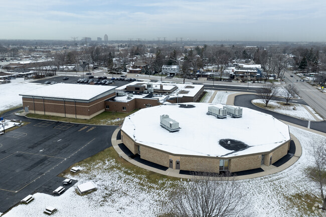 Westview Elementary School has a uniquely shaped campus.