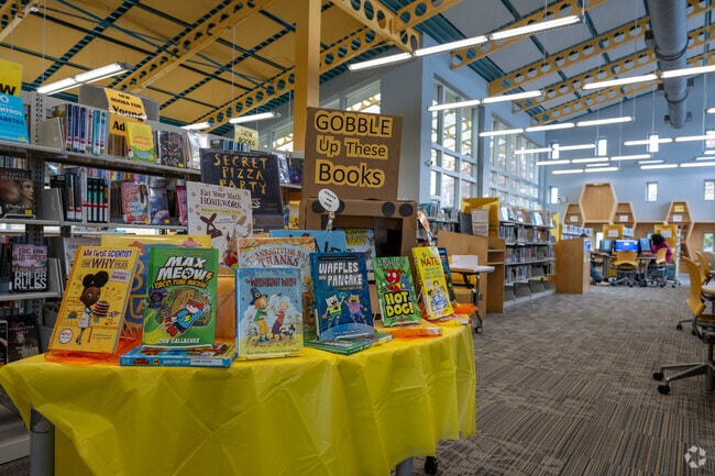 Enjoy a good book at McGirt-Horton Library in the Phillips Ave neighborhood.