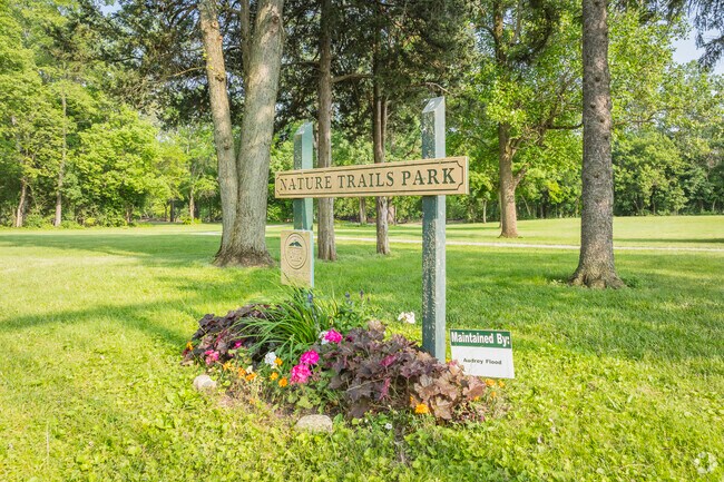 Nature Trails Park sits close to downtown Tiffin and offers beautiful views of the river.