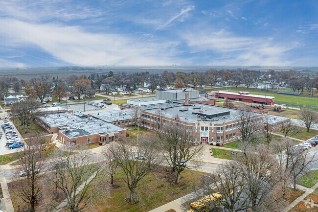 Clarion-Goldfield-Dows Middle School anchors the town’s northern edge.