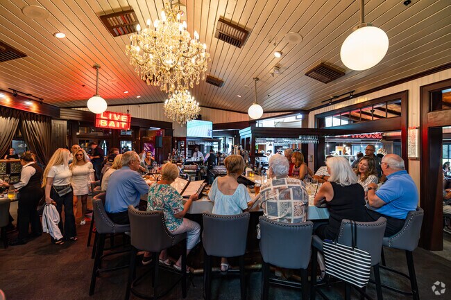 The Bay House near Mediterra features a popular indoor bar with live music.