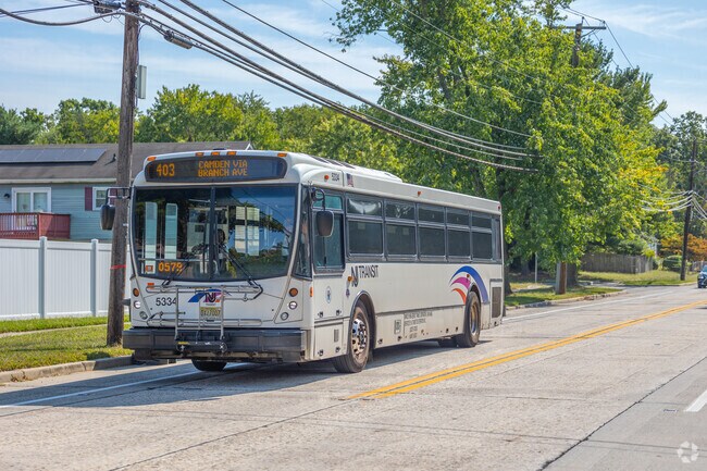 Get around Erial on New Jersey Transit bus lines.