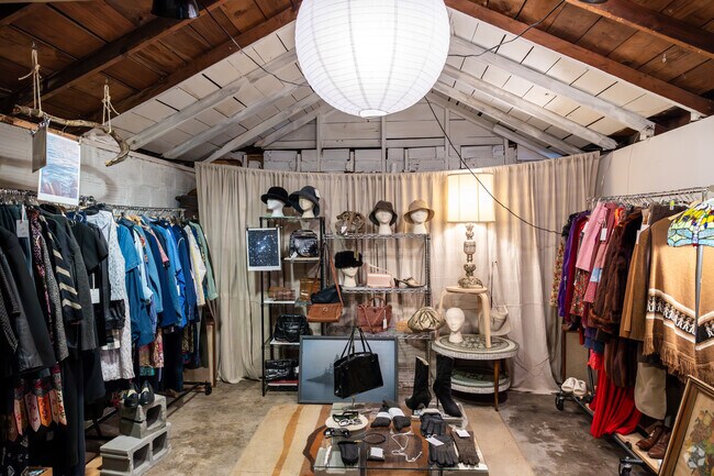 Hedda sells clothing, jewelry, accessories, and home goods in the North Village Arts District of North Central.