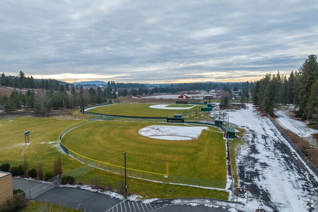 Northwest Christian Schools has several ball fields behind the school.