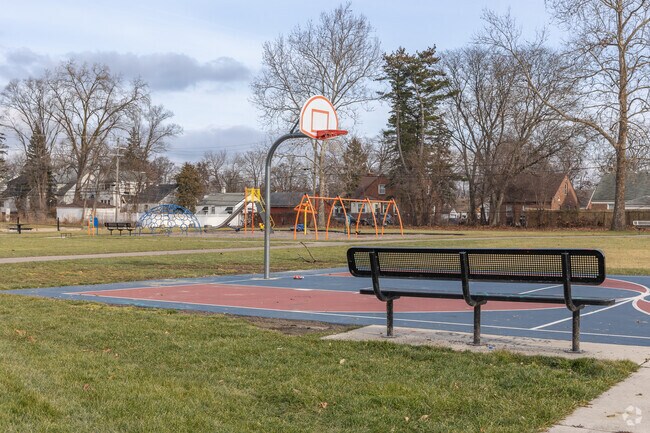 Marx Playground in Detroit has a wide variety of amenities for everyone to enjoy.