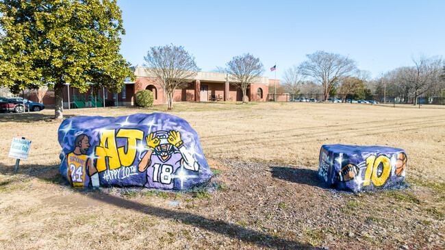 The spirit rock at Locust Elementary School is a popular spot for birthday wishes.