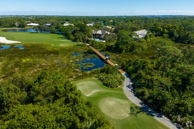 Beautiful view of the local country club gold course in Harbour Ridge.