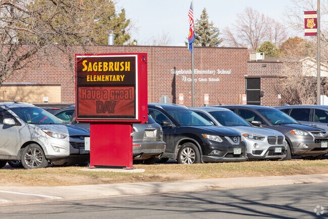 Sagebrush Elementary School is right in the middle of the area, making commuting a snap.