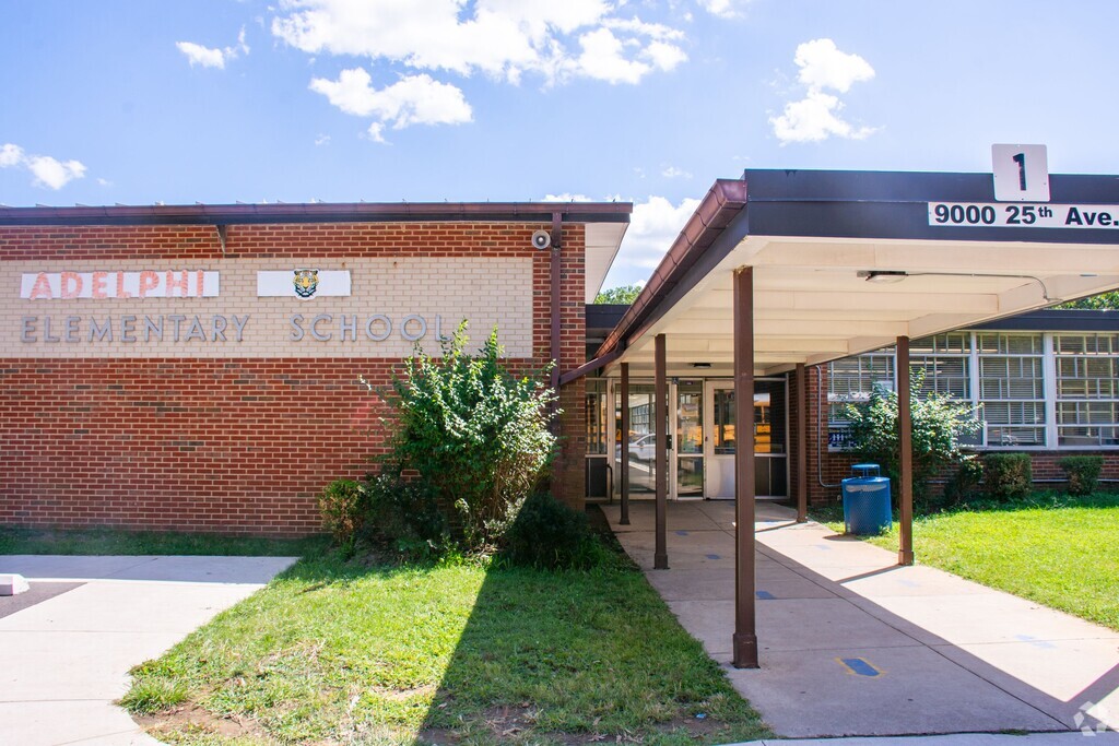 Cherokee Lane Elementary School serves students in the Adelphi community.