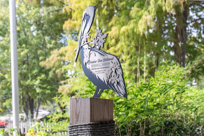 The Lorainne Ann Billeaude Memorial Garden in Evangeline showcases many native plants.