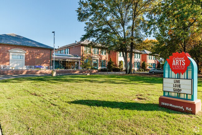 The Cultural Arts Center has a beautiful campus which is very inviting to Glen Allen residents.