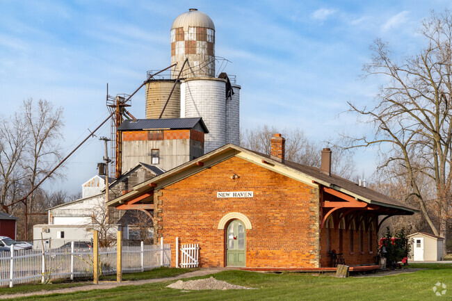Originally called New Baltimore Station in 1838, the New Haven train depot serves as a museum.