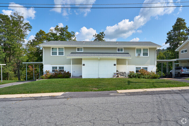 The few homes currently in Fort Ritchie homes are of a duplex style construction