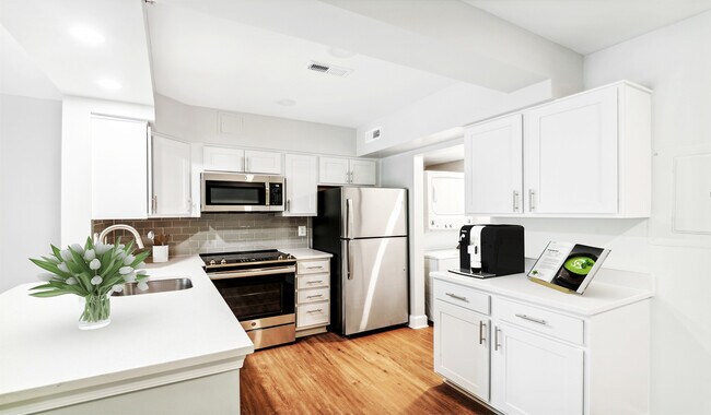 Renovated kitchens with premium finishes are available. Ask the leasing team for more details.