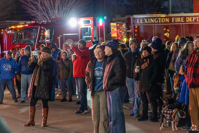 Every year, local area residents come to Station 12 for the annual tree lighting ceremony.