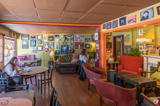 Sip Coffee House and Artisan Cafe is cozy spot serving Crown Point locals.