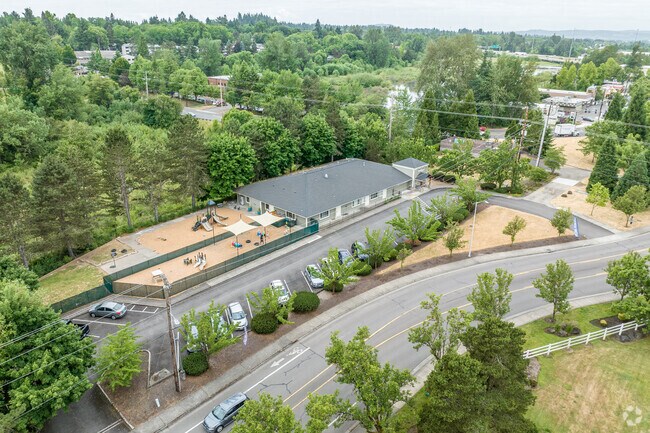 An Aerial View of the Cadence Academy in Tualatin, OR.