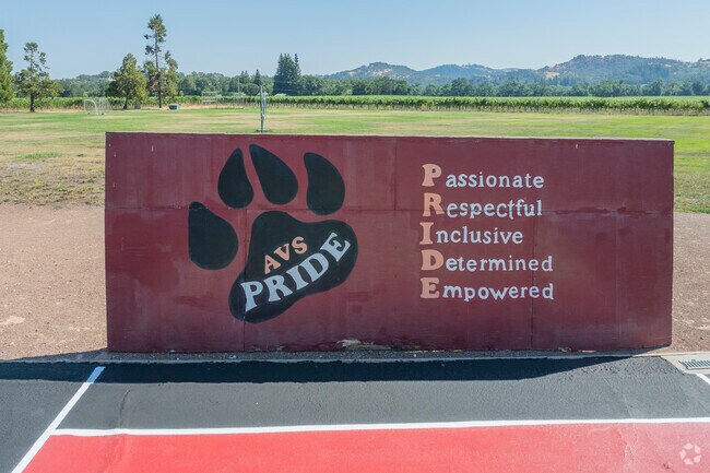 Alexander Valley Elementary School's mural promotes 