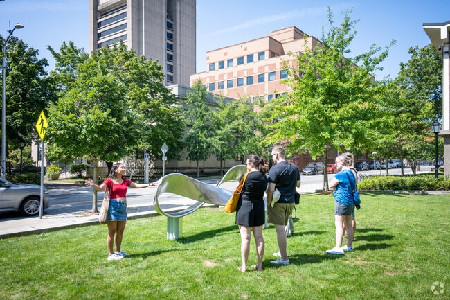 Take a captivating tour of Brown University’s public art in College Hill.