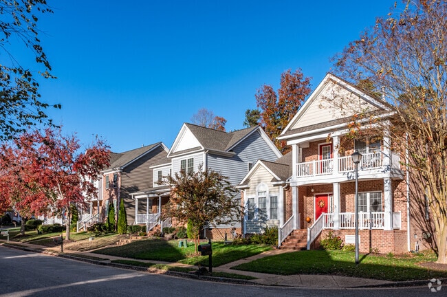 Homes neatly line the streets of Kingsmill.