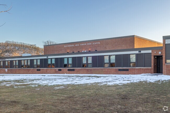 Bloomsburg Area High is the sole high school operated by Bloomsburg Area School District.