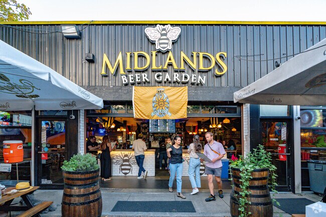 Midlands Beer Garden is a hot spot for after work drinks.