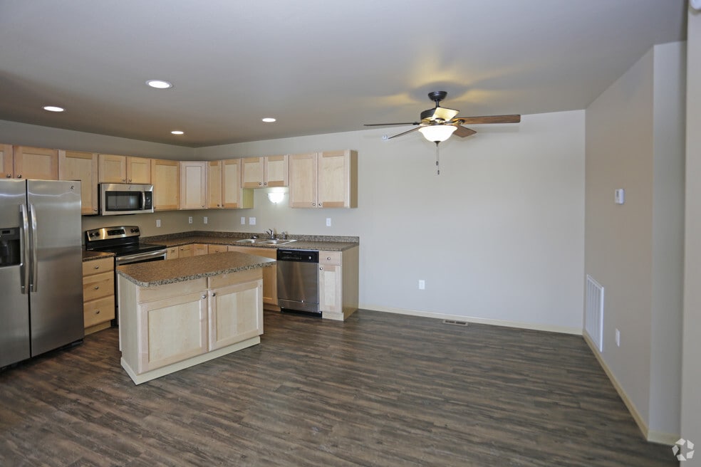 Three bedroom- kitchen/dining