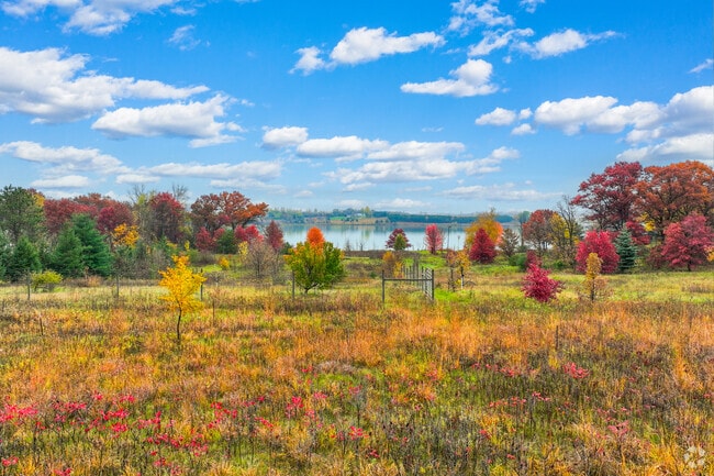 Trees and valleys are found throughout Warren in Roberts, Wisconsin.