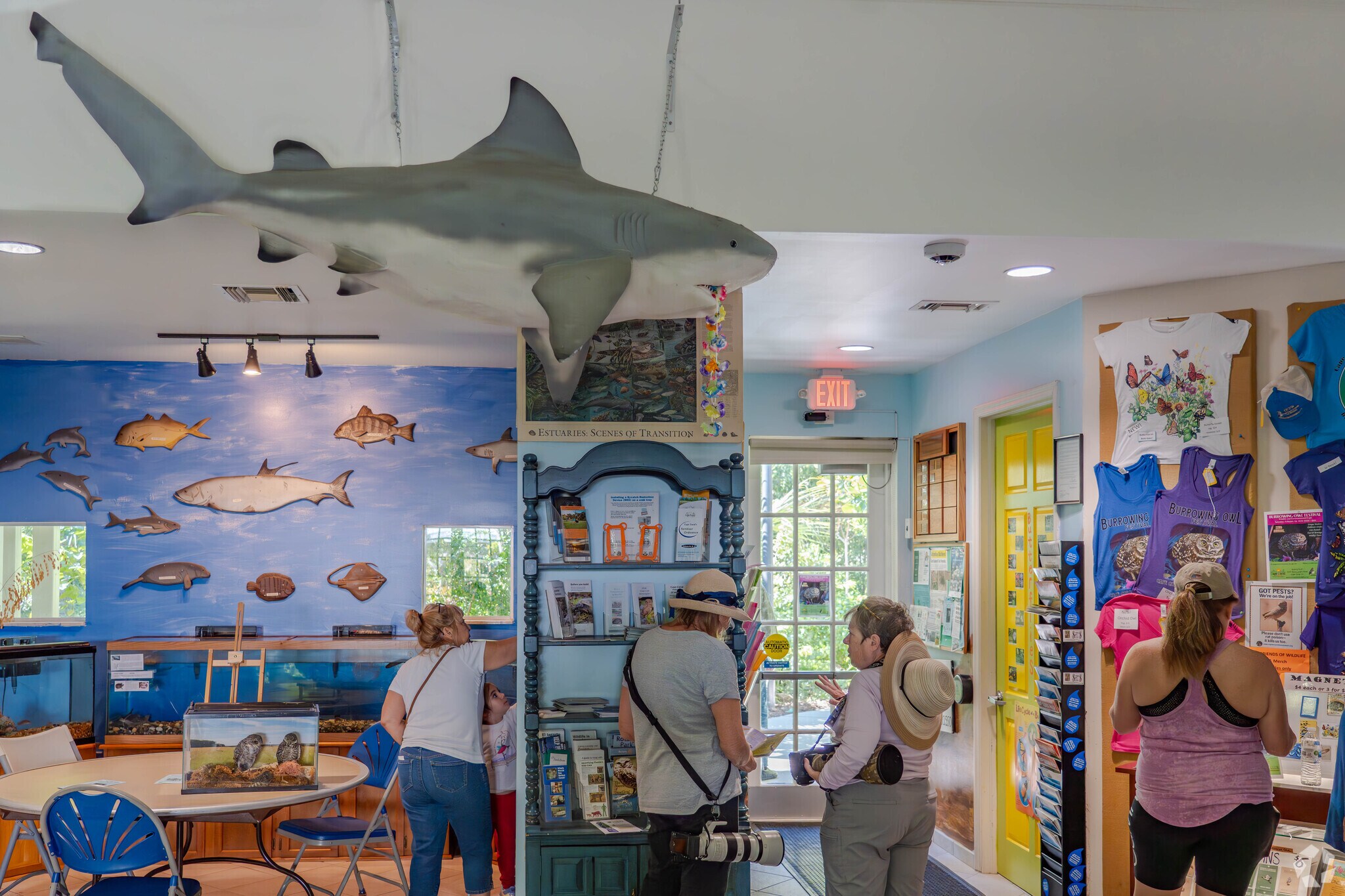 The Rotary Park Environmental Center has wildlife educational content for all ages.