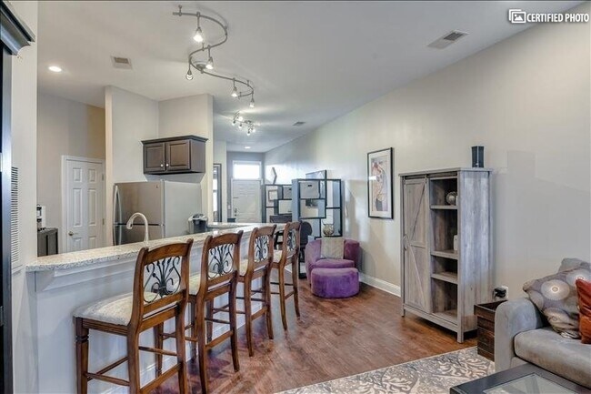 Living Area/Bar Seating area