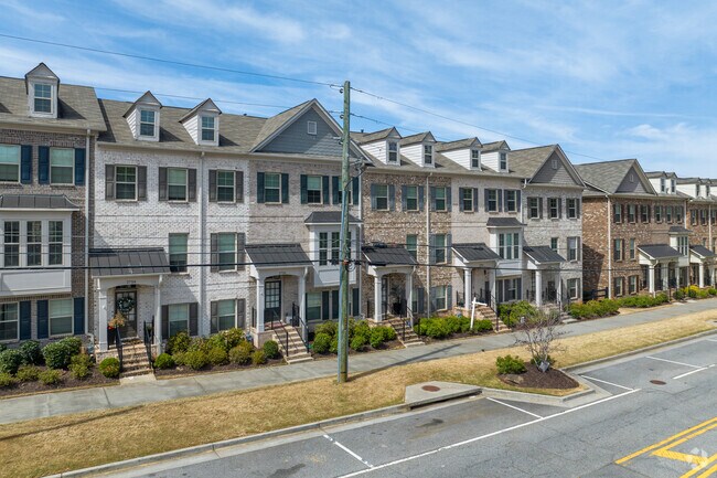 You'll find newly built townhouses throughout Kennesaw.