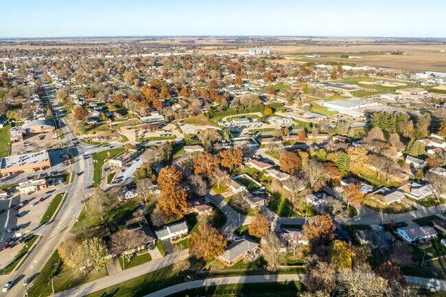 Much of Geneseo consists of established neighborhood streets with parks and schools.