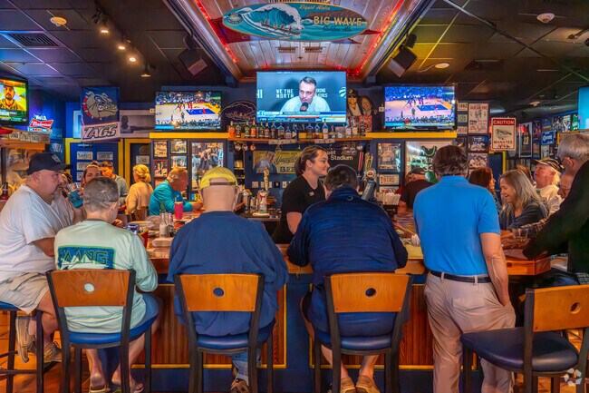 The Sanibel Grill is known for seafood, sports, and spirits on the island.