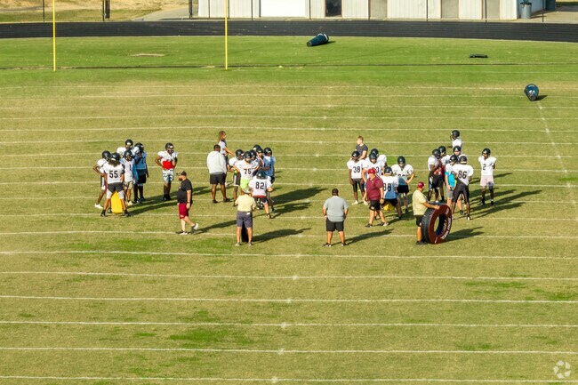The Rock Hill football team won a division 1 championship in 2004 near Catawba.