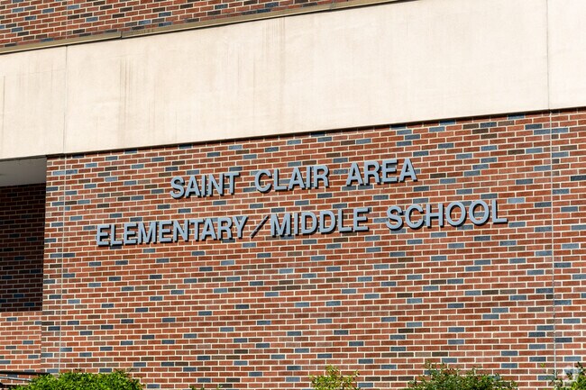Saint Clair Area Elementary & Middle school is the zoned school for Blythe children.