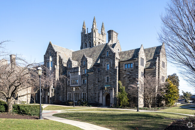 St Joseph's University in Merion Station has old Gothic-style architecture.