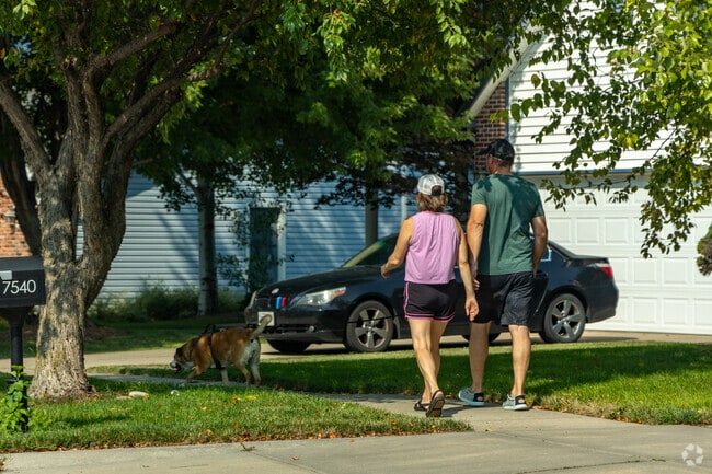 Porter Ridge residents enjoy long walks through the neighborhood.