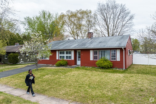 East Hartford neighborhoods feature smaller ranch-style homes with single-level layouts.