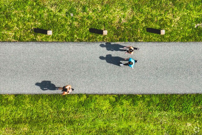 Joggers are always out on the Lake Hollingsworth Trail in Cleveland Heights.