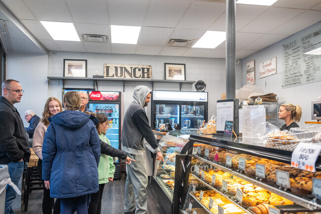 People of Waveland start their day with a coffee and pastry from Weinberg’s Bakery & Café.