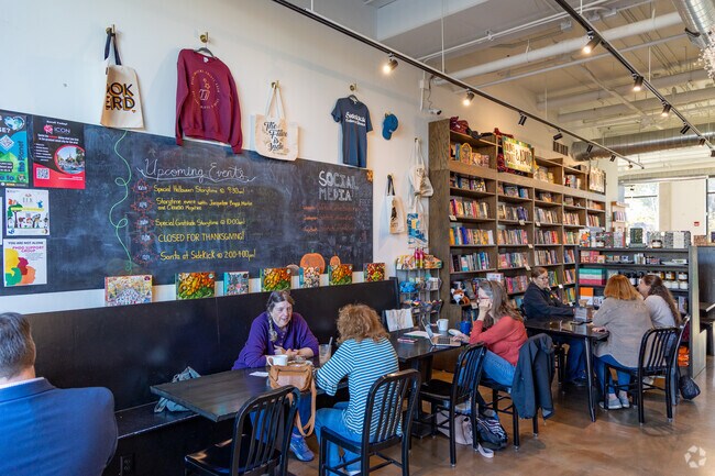 The cozy charm of Sidekick Coffee & Books makes it a Melrose favorite.
