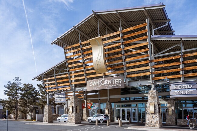 Town Center Shopping mall near Centretech in Aurora, Colorado.