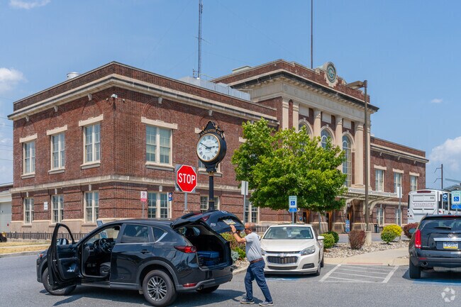 Near Manheim, Lancaster Train Station sees traveling residents from many cities.