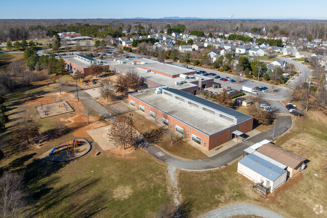 There is plenty of space to run and play at E.P. Pearce Elementary School in Greensboro.