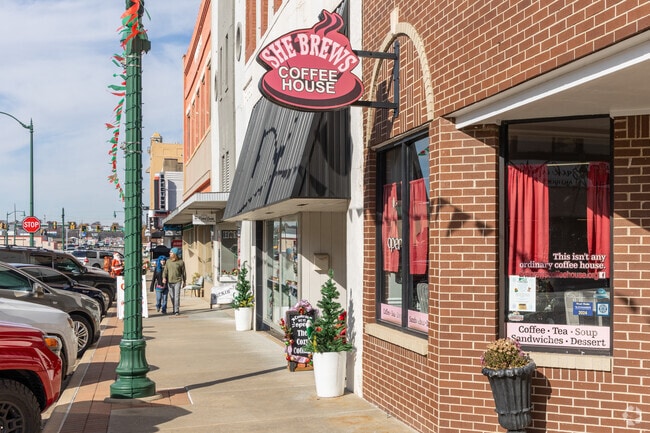 She Brews Coffee sits along Will Rogers Boulevard in Claremore.