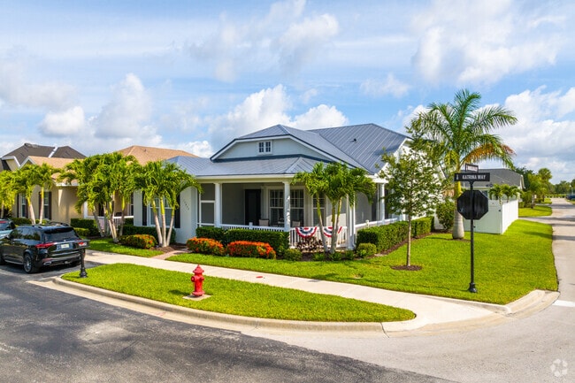 Corner homes in Tradition can be found with ample yard space.